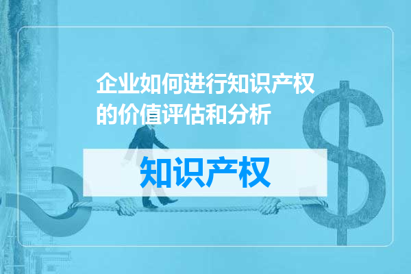 企业如何进行知识产权的价值评估和分析