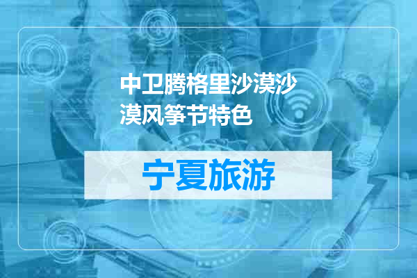 中卫腾格里沙漠沙漠风筝节特色